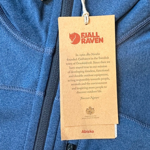 NWT Fjallraven Abisko Trail Fleece Jacket Dark Navy Indigo Blue Size XS - Picture 5 of 16